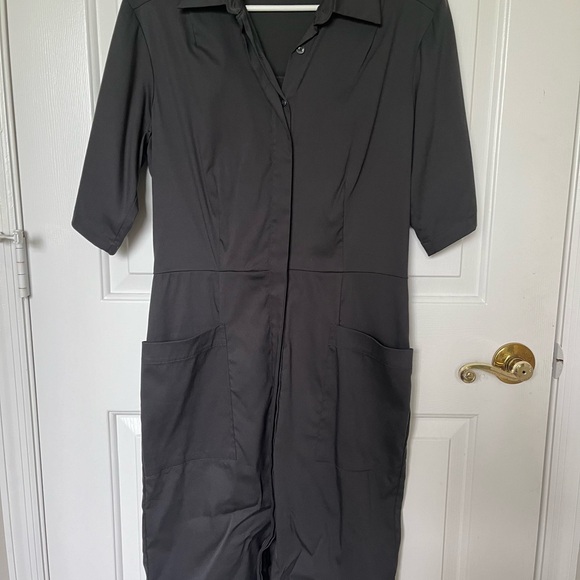 EUC Emerson Fry Utility Dress- dark gray, size 6. - Picture 3 of 10